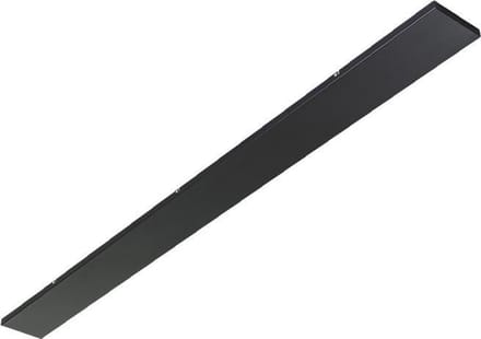 ETH plafondbalk voor meerdere lampen - 180cm - zwart staal