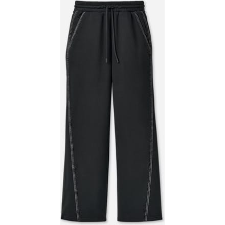 UGG® Classic Straight-Leg Trouser in Black, Size Small, Polyester/Cotton/Leather