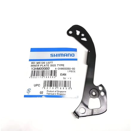 Binnenplaat links type sgs Shimano RD-M5120