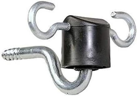 Deurgreep Isolator - Hekker Isolator - Weidehek Beveiligen - Stroomgeleidend - 10 Stuks - Zwart