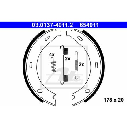Remschoenset ATE 03.0137-4011.2