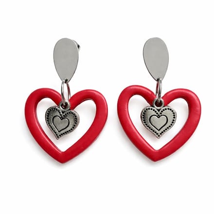 2 Love It Pure Liefde – oorbellen - hart – dames