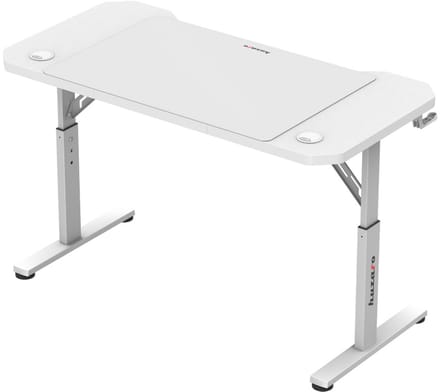 Huzaro Hero 2.6 Gaming Bureau - Wit Computerbureau 120 cm - Ergonomische Schrijftafel met Bekerhouder - Wit