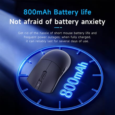 AJAZZ AJ139 V2 MC /AJ139P V3 Magnetische dock-gamingmuis met Bluetooth 2.4G draadloos opladen en 800mAh batterij PAW3311