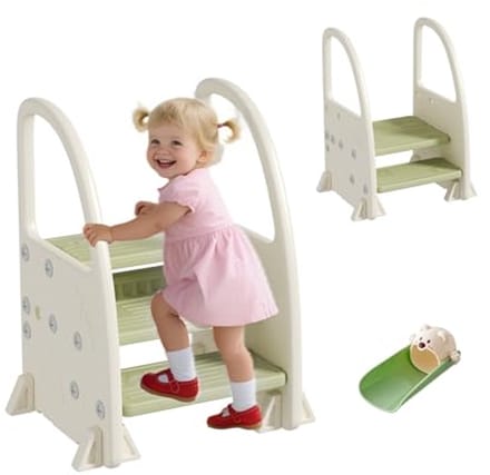 Verstelbare Kinder Trap met Handgrepen - Multifunctionele Stap voor Potty Training en Activiteiten