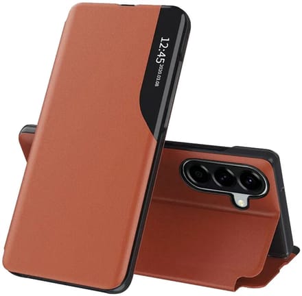 Hoesje geschikt voor Samsung Galaxy A37 - Techsuit eFold Book Case - Oranje