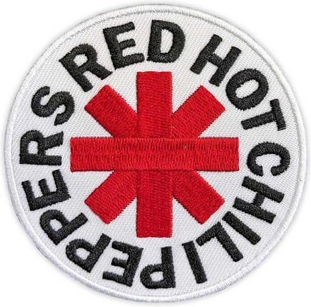 Red Hot Chili Peppers - Asterisk Patch - Wit