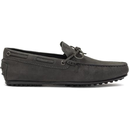 Tod's Grijze Nubucklederen Moccassin
