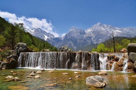 Fotobehang - Alps 375x250cm - Vliesbehang