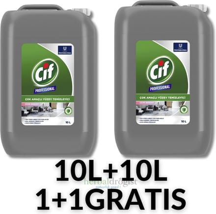 Cif Professionele Allesreiniger - Multifunctioneel 10L 1+1 GRATIS!