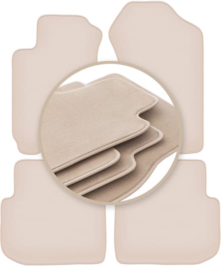 PREMIUM beige vloermatten voor: Subaru Forester I crossover 1997-2002