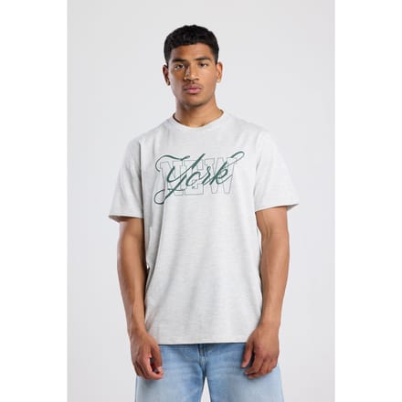 America Today Etienne Light Grey Melange Size: M | T-Shirts Outlet | Heren | Grijs