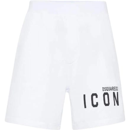DSquared2 Heren Icon Logo Shorts (Wit)