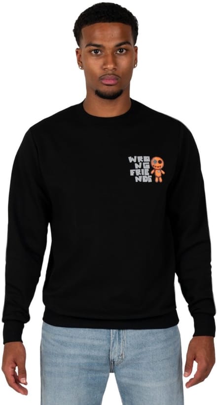 Wrong Friends Ontario Sweater - Heren Trui - Zwart - Regular Fit