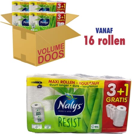 Nalys Resist Keukenpapier 2-laags Maxi-Rollen - 16 rollen