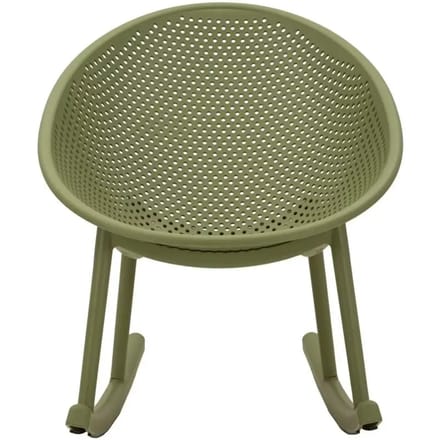 Stoel Ibiza Green Roching Chaircm 66x88x80