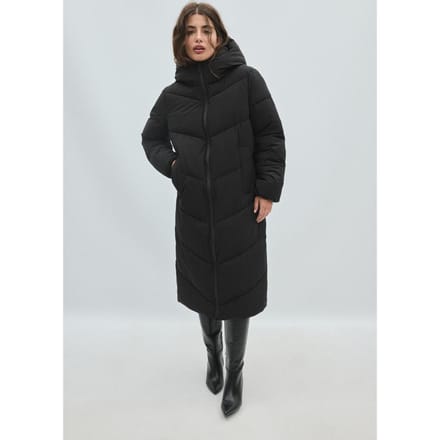 Stradivarius Basis gewatteerde jas  Zwart XS