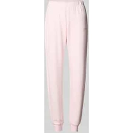 Sweatpants met labelstitching, model 'LUCIA'
