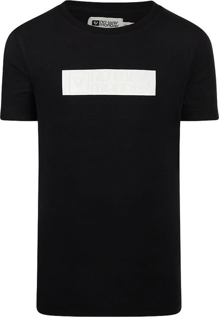 No Way Monday Jongens T-shirt - Black