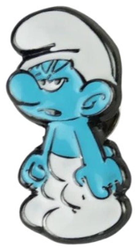 Smurfen pin van de moppersmurf - 2,5 cm - Bavarian Caps