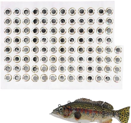 Dailygoods- Fischaugen 100 Stuks - Kunstmatige Visogen - 3D-Simulatie