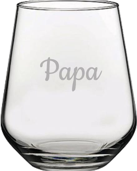 Gegraveerde Drinkglas 42,5cl Papa