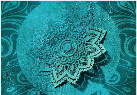 Fotobehang - Azure Flower.