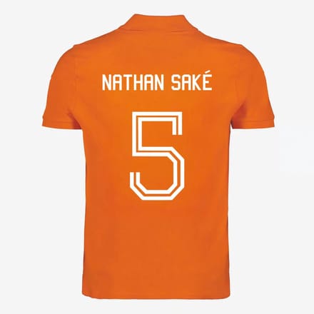 Oranje WK-EK Polo Shirt - Nathan Saké S