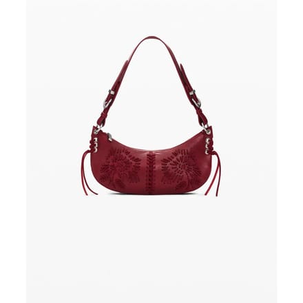 Desigual schoudertas Alisio Castres Long Crossbody Bag Carmine rood