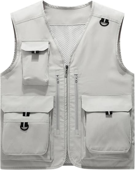 YOUTHUP Heren outdoor casual vest - 3D patchtas - M