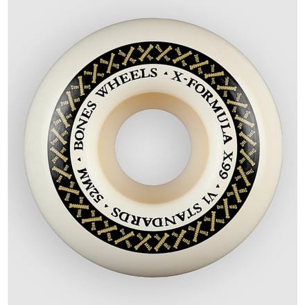 Bones Wheels X-Formula 99A V1 Standard 52mm Wielen wit