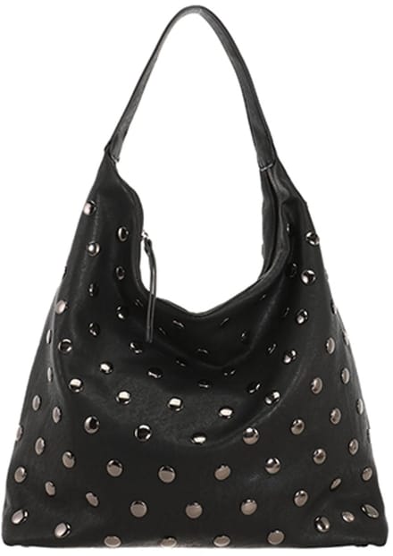 I'm Dutch Schoudertas - Veneto - Zwart - Met studs