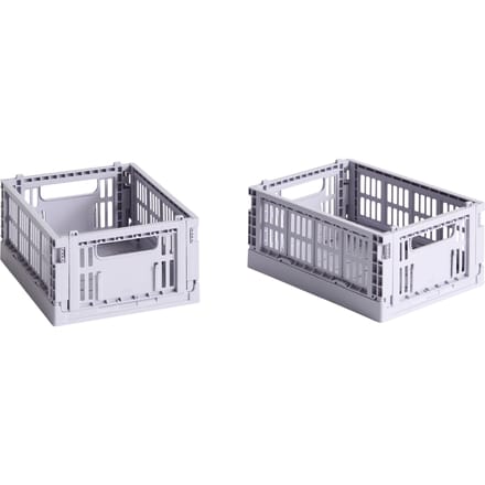 HAY Colour Crate Mini set van 2 - lavendel