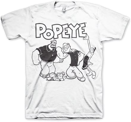 Popeye Groeps-T-shirt Big Tall T-shirt KF-1-POP008-H42-8