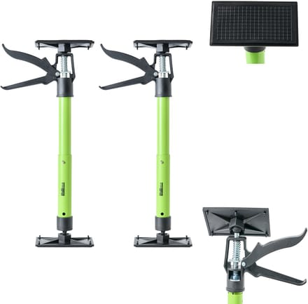 TRUTZHOLM Eénhandige steun 30–59 cm – montagesteun, uitschuifbaar – Compacte plafondsteun - draagvermogen 30 kg - Set van 2
