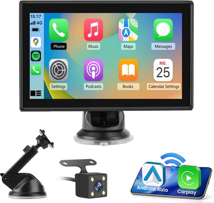 Hexinex - CarPlay Scherm 7 Inch - CarPlay & Android Auto - Touchscreen