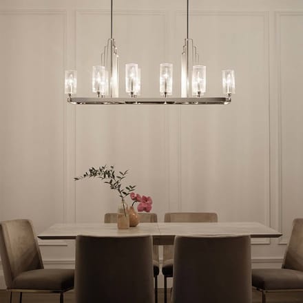 Kichler LED Kroonluchter | 10X E14 Max 40W | Dimbaar | Polished Nickel