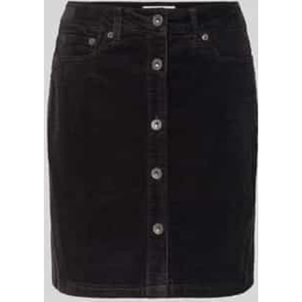 Minirok van corduroy met knoopsluiting, model 'AFSON'