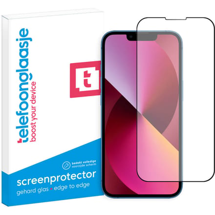 iPhone 13 Mini screenprotector gehard glas Edge to Edge