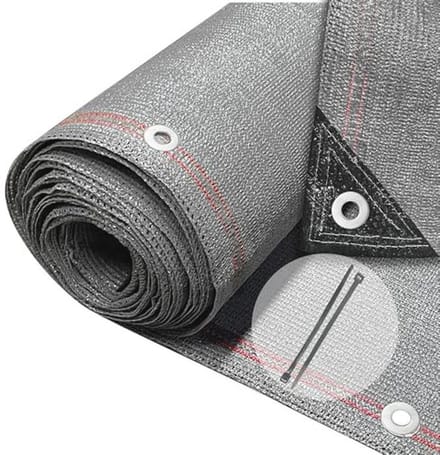 Inkijkbescherming voor tuin en balkon - Scheur- en winddicht, 230 g/m², 1 x 20 m, grijs