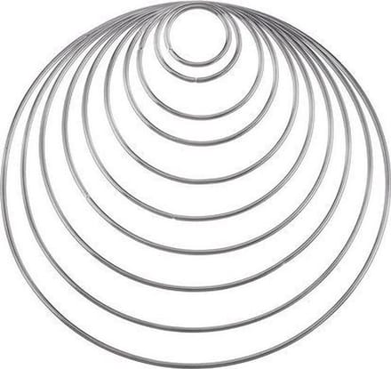 Metalen Ring 3mm. 10cm.