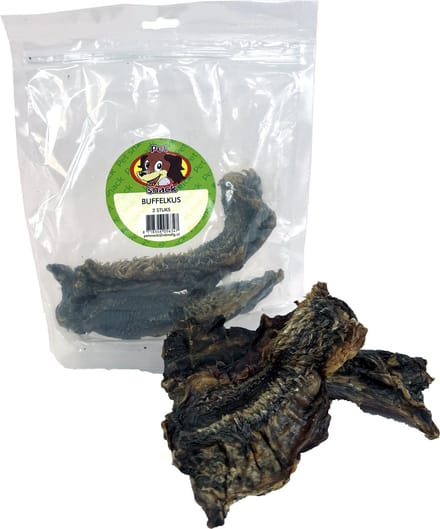 Petsnack Buffelkus - Eiwitrijke Kauwsnack Honden - 2 St, 100% Buffelwang