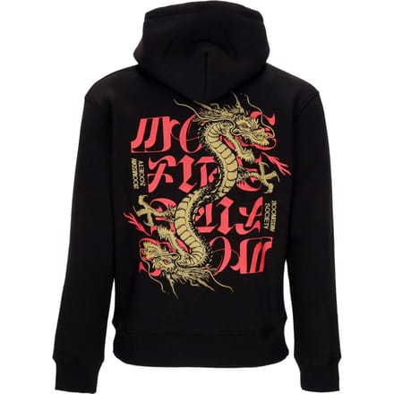 Meer Fire Hoodie Zwarte herenhoodie