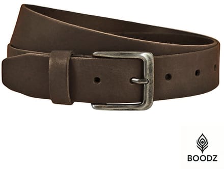 Boodz Leren Riem 4 cm Bruin | Maat 95