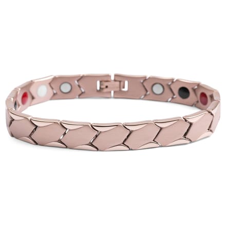 Roségoudkleurige Titanium Armband