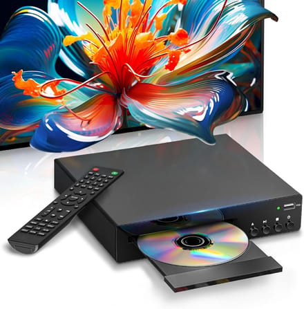 Regiovrije DVD-speler met HDMI en USB - Upscaling naar 1080P
