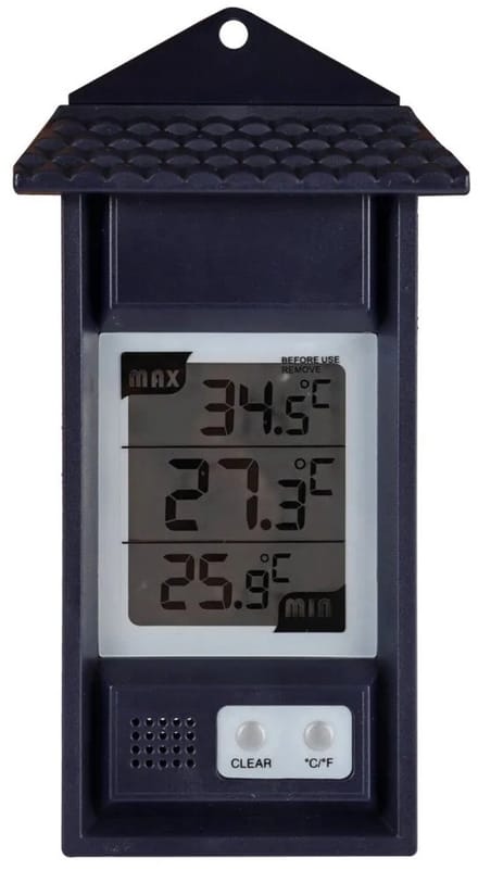 Talen Tools - Thermometer - Digitaal - Min/max temperatuur - Kunststof