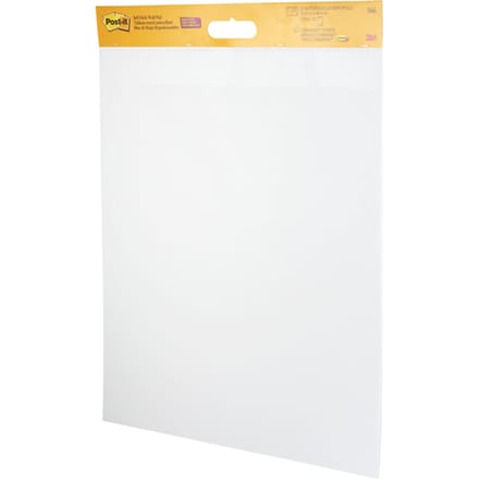 Post-it® Super Sticky zelfklevende Wall Pad Effen Wit 2 blokken 584 mm x 508 mm + 8 Command™ strips