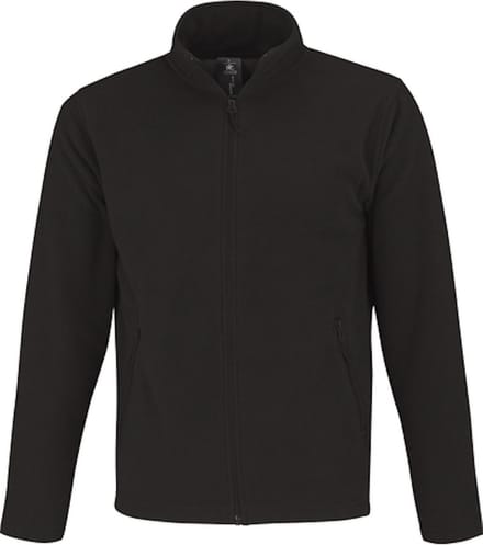 Fleecevest 'ID.501 Micro Fleece Full Zip' Maat 4XL Zwart