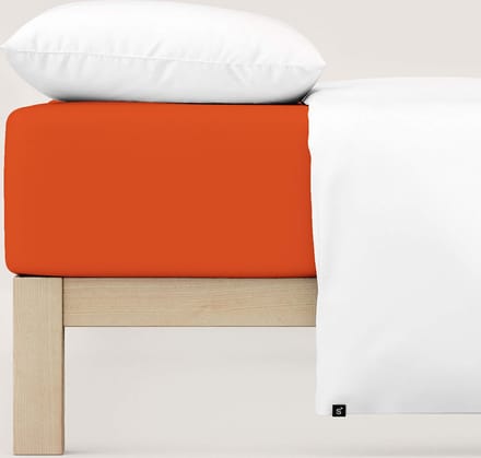 Schlafgut Pure Jersey Boxspring Hoeslaken S - 90x190 - 100x220 269 Red Mid